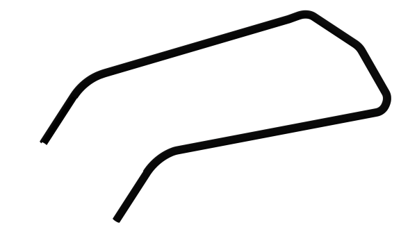 Handle Bar, Upper, Ergo