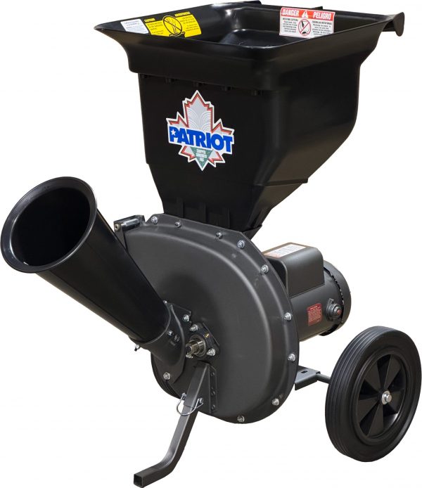 Patriot CSV-2515 Electric Wood Chipper Leaf Shredder (120 VOLT, 1 PHASE, 60 HERTZ)