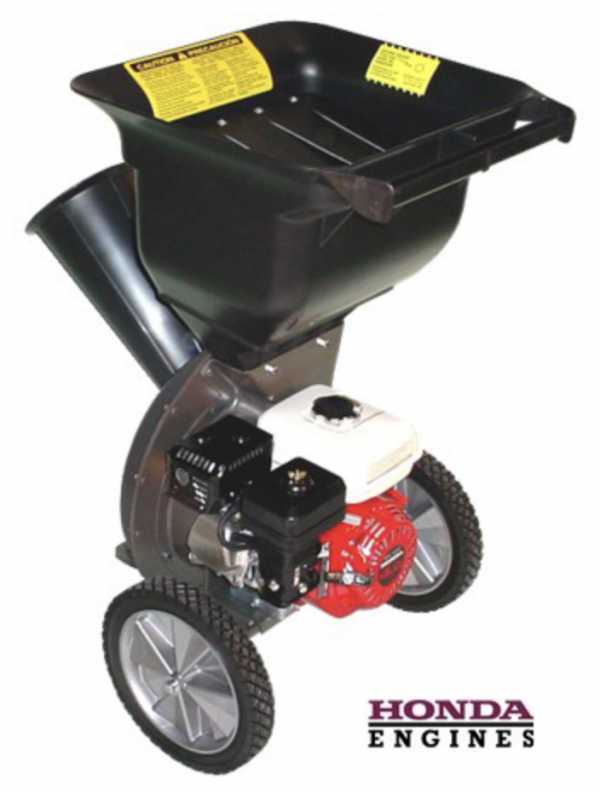 4 HP portable leaf shredder with gas engine