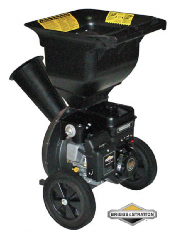 Powerful gas powered chipper shredders for residential and commercial use
