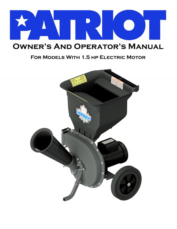 Patriot CSV-2515 (2F-CSV) Manual