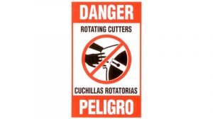 Representative image of Patriot Products Decal, CSV, danger, vertical | Part #800070435V