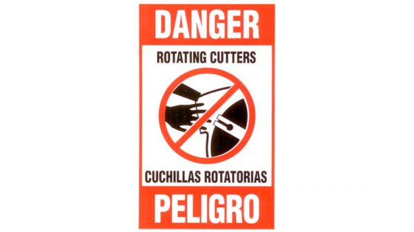 Representative image of Patriot Products Decal, CSV, danger, vertical | Part #800070435V