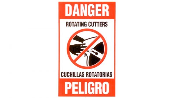 Representative image of Patriot Products Decal, CSV, danger, vertical | Part #800070435V