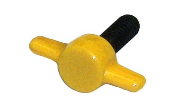 T shaped wing knob for Patriot lawn vacuums.