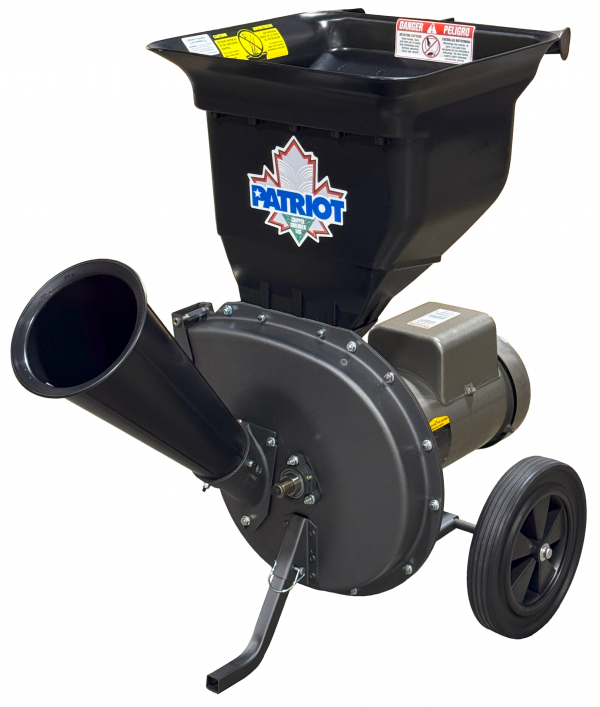 Patriot CSV-3050E Electric Wood Chipper Leaf Shredder (230 VOLT, 1 PHASE, 60 HERTZ)