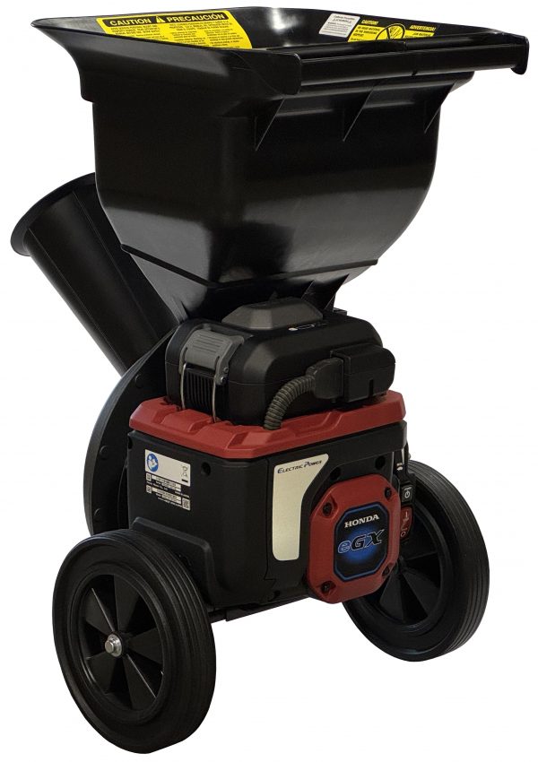 Patriot CSV-2525HE Cordless Electric Wood Chipper Leaf Shredder, Honda eGX Motor