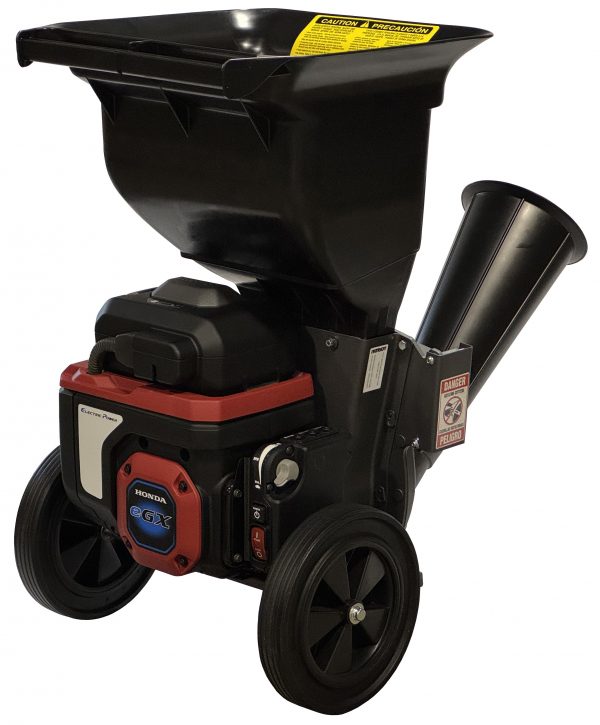 Patriot CSV-2525HE Cordless Electric Wood Chipper Leaf Shredder, Honda eGX Motor