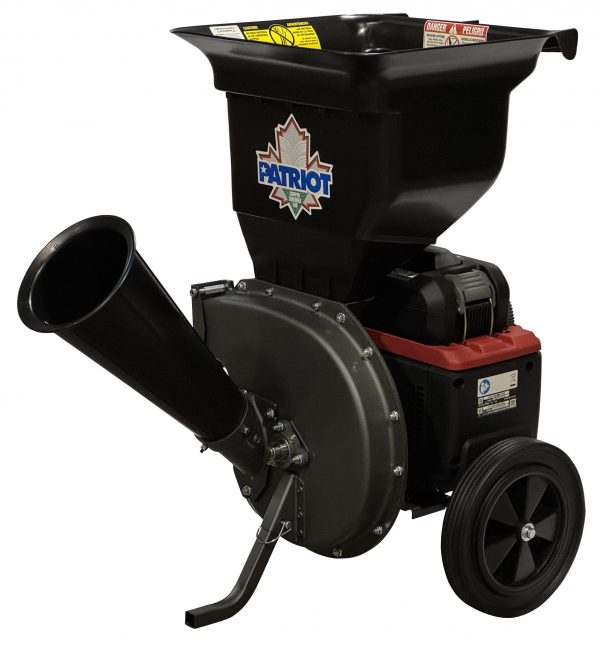 Patriot CSV-2525HE Cordless Electric Wood Chipper Leaf Shredder, Honda eGX Motor