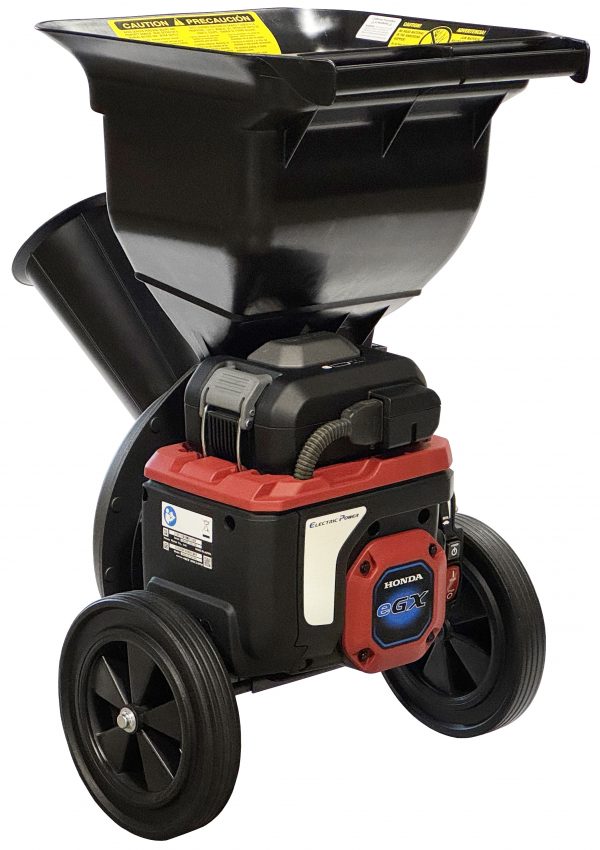 Patriot CSV-2525HE Cordless Electric Wood Chipper Leaf Shredder, Honda eGX Motor